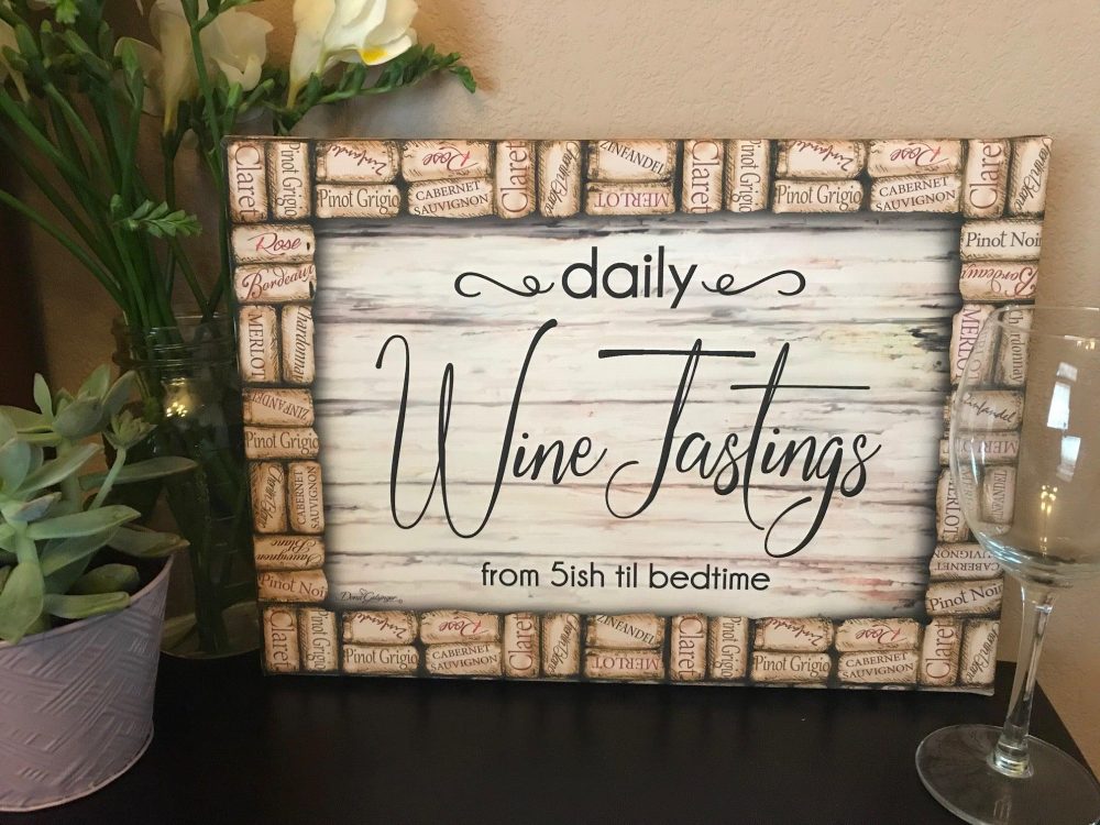 Wine Tastings Daily Canvas Wall Art