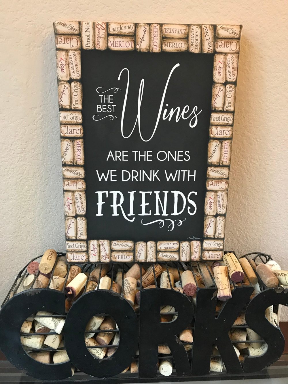 Wine With Friends Canvas Wall Art