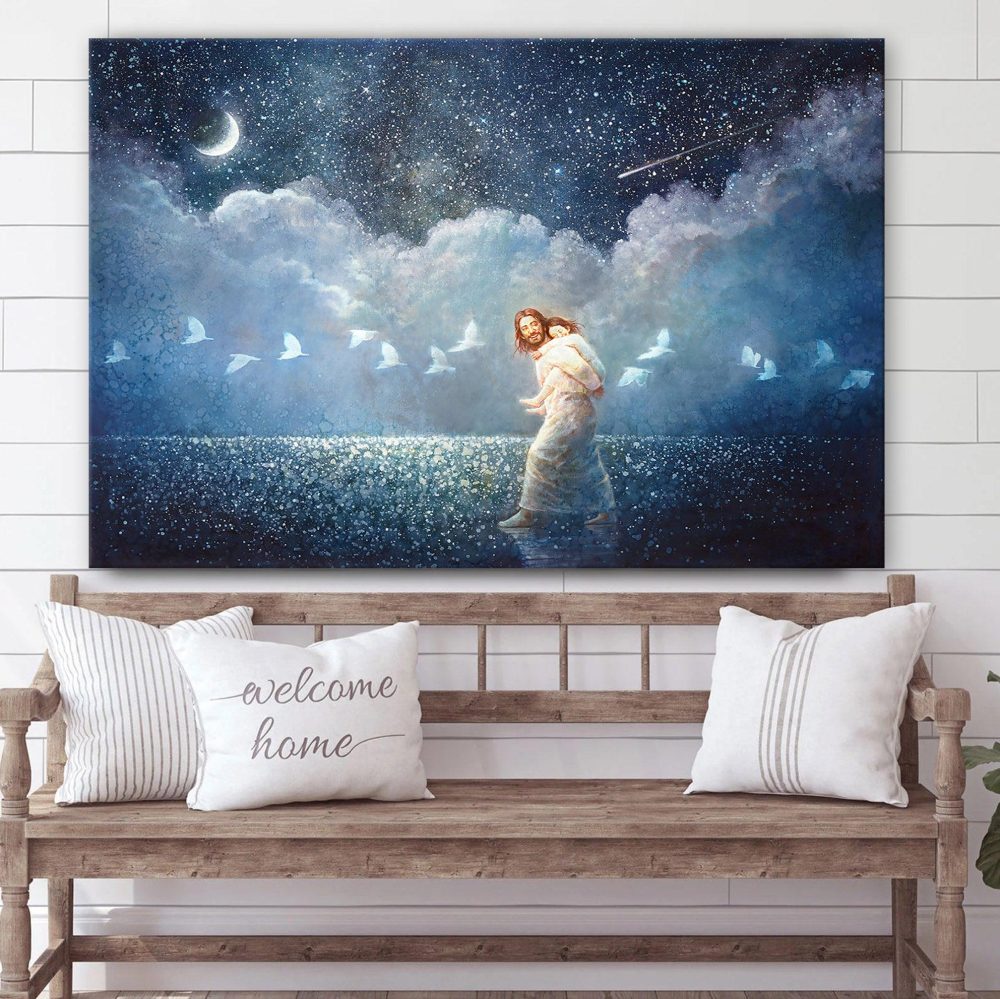 With All Thy Heart Canvas Wall Art