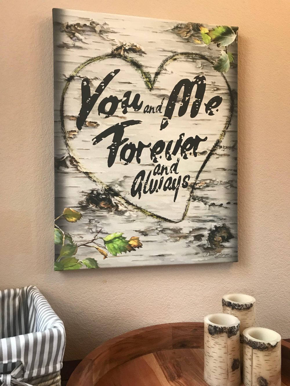 You And Me Forever Canvas Wall Art