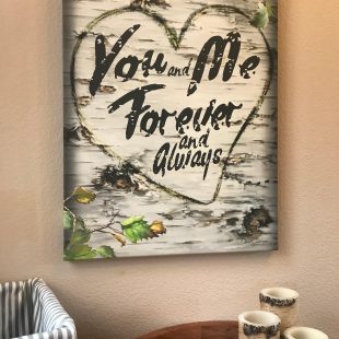 You And Me Forever Canvas Wall Art