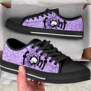 Fight Alzheimer's Shoes Low Top Shoes Canvas Shoes