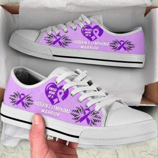 Hodgkin’s Lymphoma Shoes Warrior Low Top Shoes