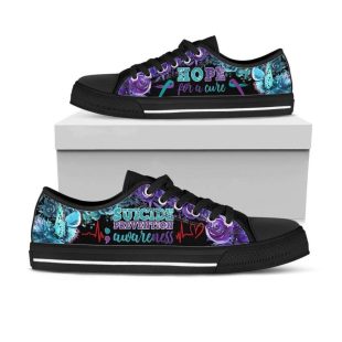 Hope for a cure Suicide Prevention Low Top Shoes