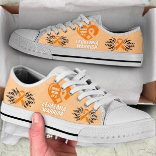 Leukemia Shoes Warrior Low Top Shoes