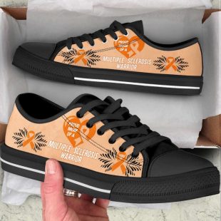 Multiple Sclerosis Shoes Warrior Low Top Shoes Canvas Shoes