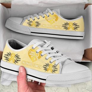 Proud Survivor Of Childhood Cancer Low Top Shoes