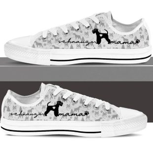 Schnauzer Low Top Shoes Dog Walking Shoes Men Women