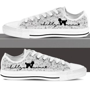 Shih Tzu Low Top Shoes Dog Walking Shoes Men Women