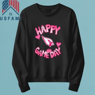 Arizona Cardinals Valentines Day Happy Gameday T-Shirt, Sweatshirt, Hoodie