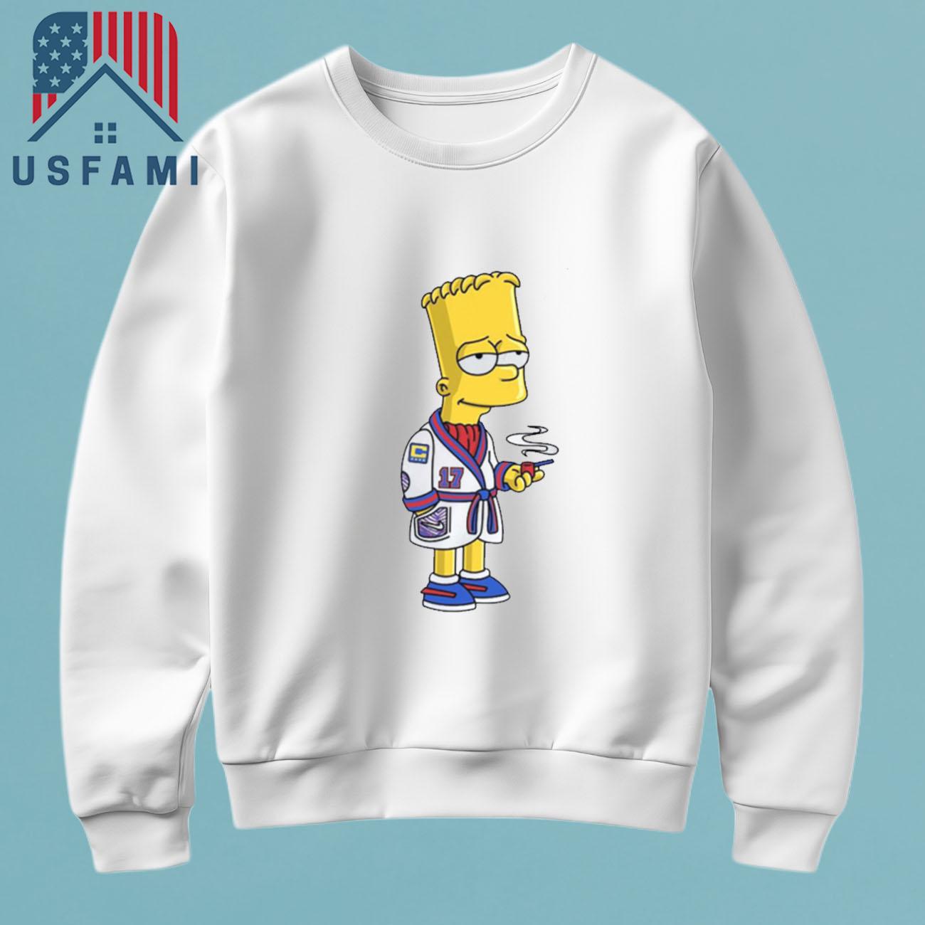 Buffalo Bills Bart Simpsons T-Shirt Buffalo Bills Bart Simpsons T-Shirt
