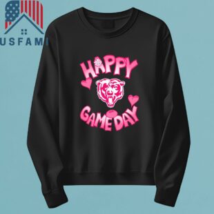 Chicago Bears Valentines Day Happy Gameday T-Shirt, Sweatshirt, Hoodie