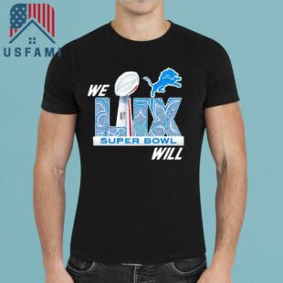 Detroit Lions Division Champions We Will Super Bowl 2025 T-Shirt