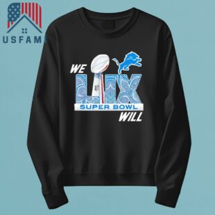 Detroit Lions Division Champions We Will Super Bowl 2025 T-Shirt