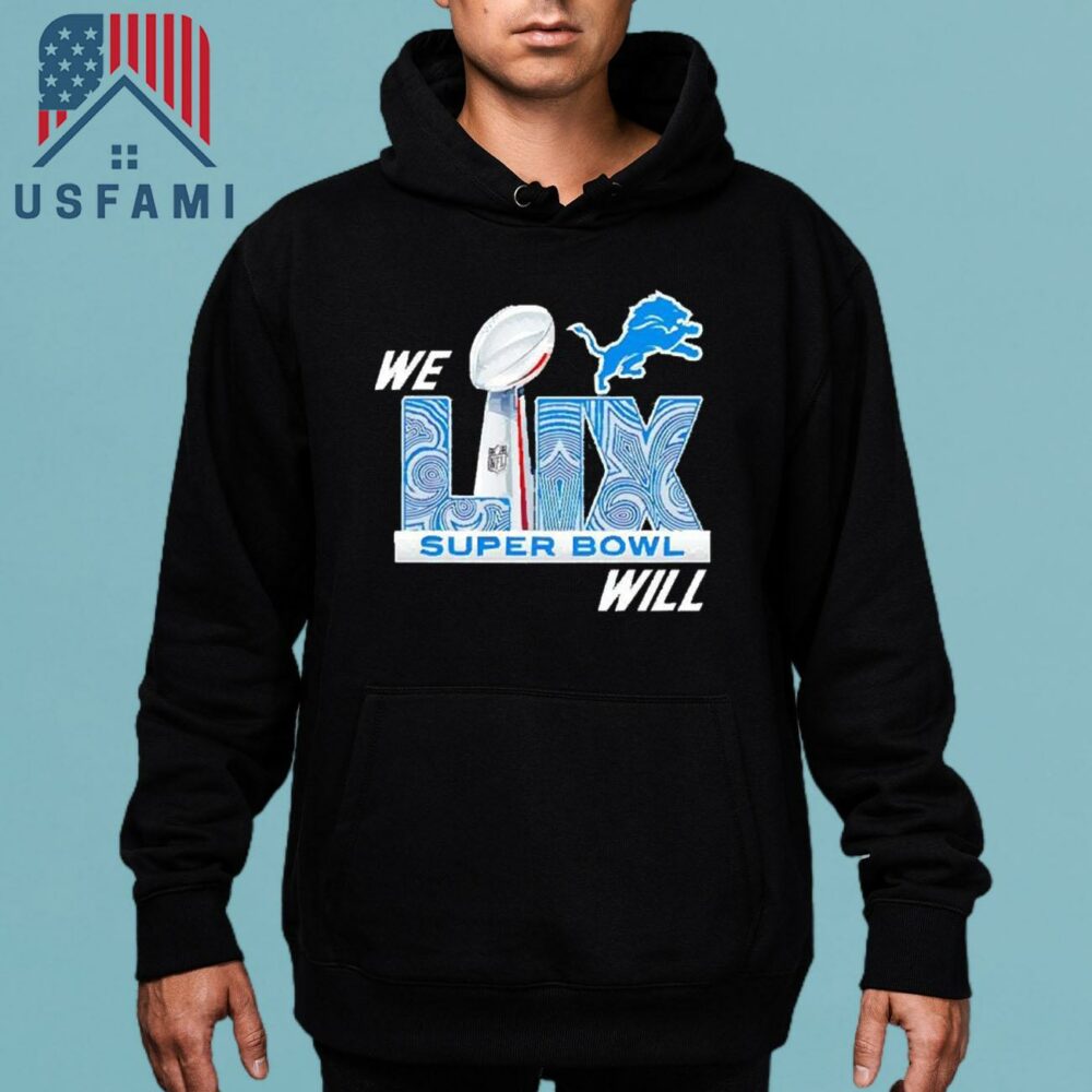 Detroit Lions Division Champions We Will Super Bowl 2025 T-Shirt