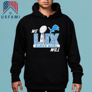 Detroit Lions Division Champions We Will Super Bowl 2025 T-Shirt