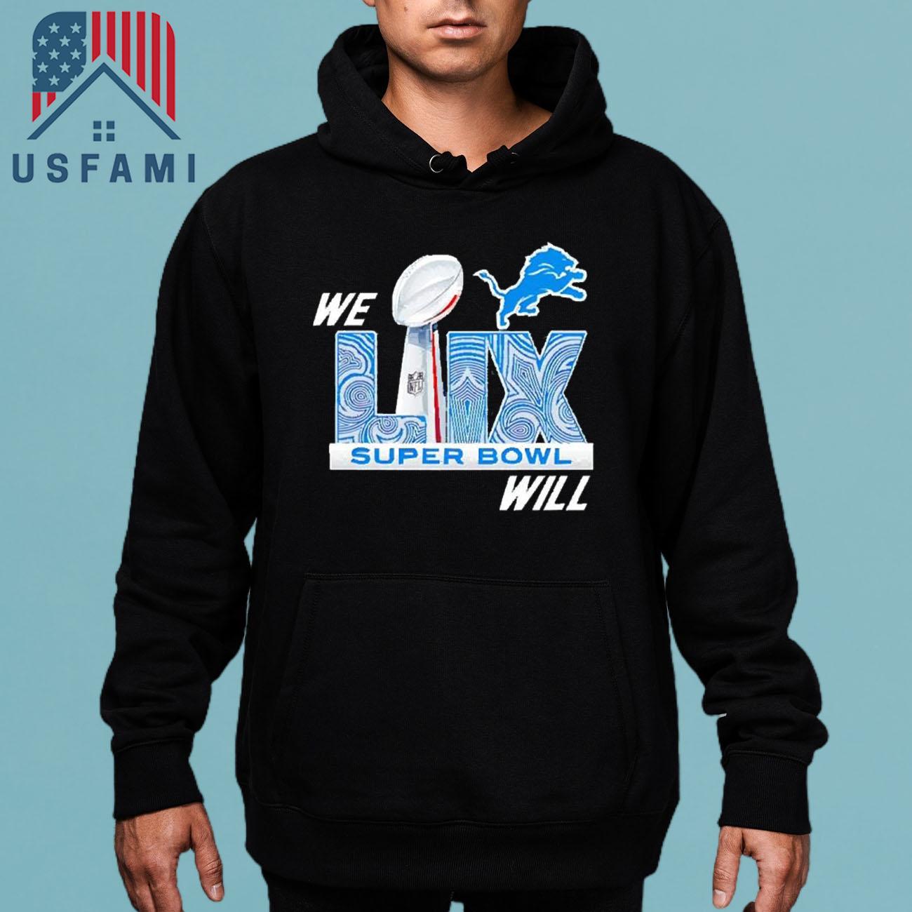 Detroit Lions Division Champions We Will Super Bowl 2025 T-Shirt Detroit Lions Division Champions We Will Super Bowl 2025 T-Shirt