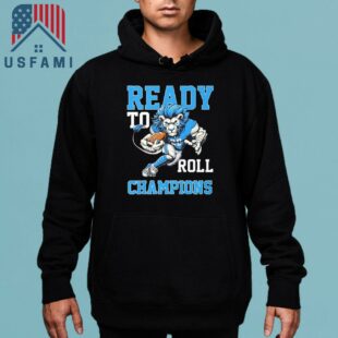 Detroit Lions Ready To Roll NFC North Champions 2025 T-Shirt