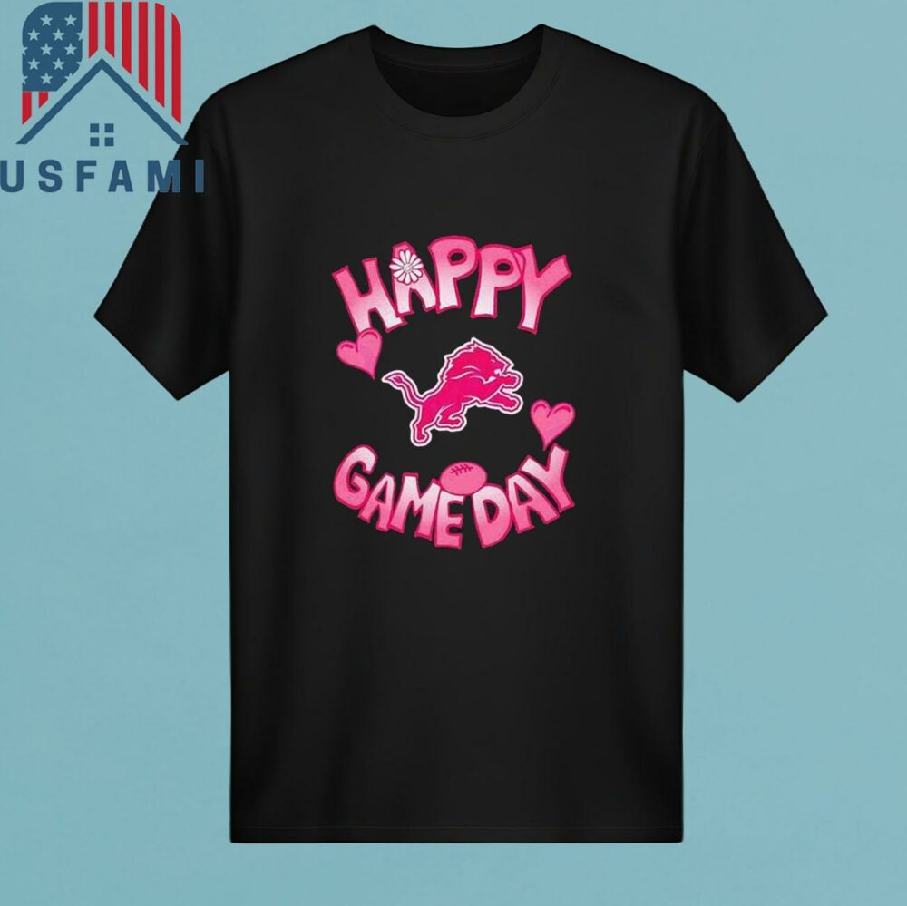 Detroit Lions Valentines Day Happy Gameday T-Shirt, Sweatshirt, Hoodie