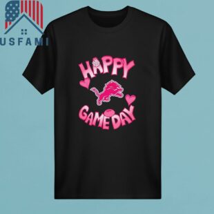 Detroit Lions Valentines Day Happy Gameday T-Shirt, Sweatshirt, Hoodie