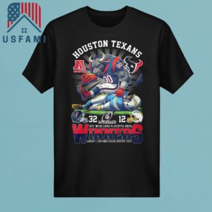 Houston Texans AFC Wild Card Playoffs 2025 Winners T-Shirt
