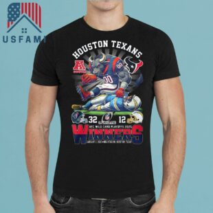 Houston Texans AFC Wild Card Playoffs 2025 Winners T-Shirt