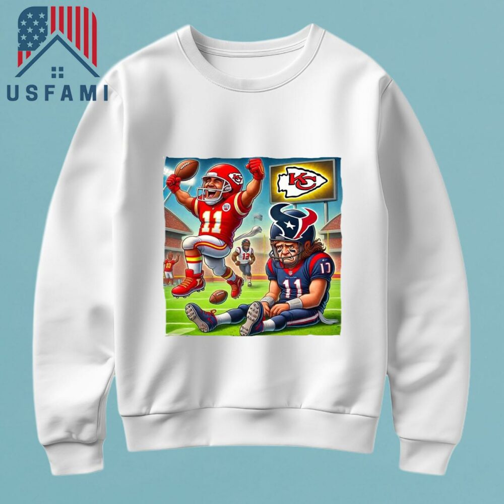 Kansas City Chiefs Aim For Victory Over Houston Texans T-Shirt