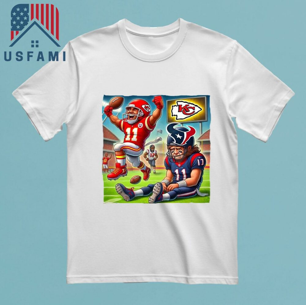 Kansas City Chiefs Aim For Victory Over Houston Texans T-Shirt