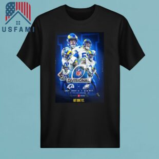 Los Angeles Rams Vs Philadelphia Eagles NFL Divisional Round Matchups 2025 On Sunday January 19th T-Shirt