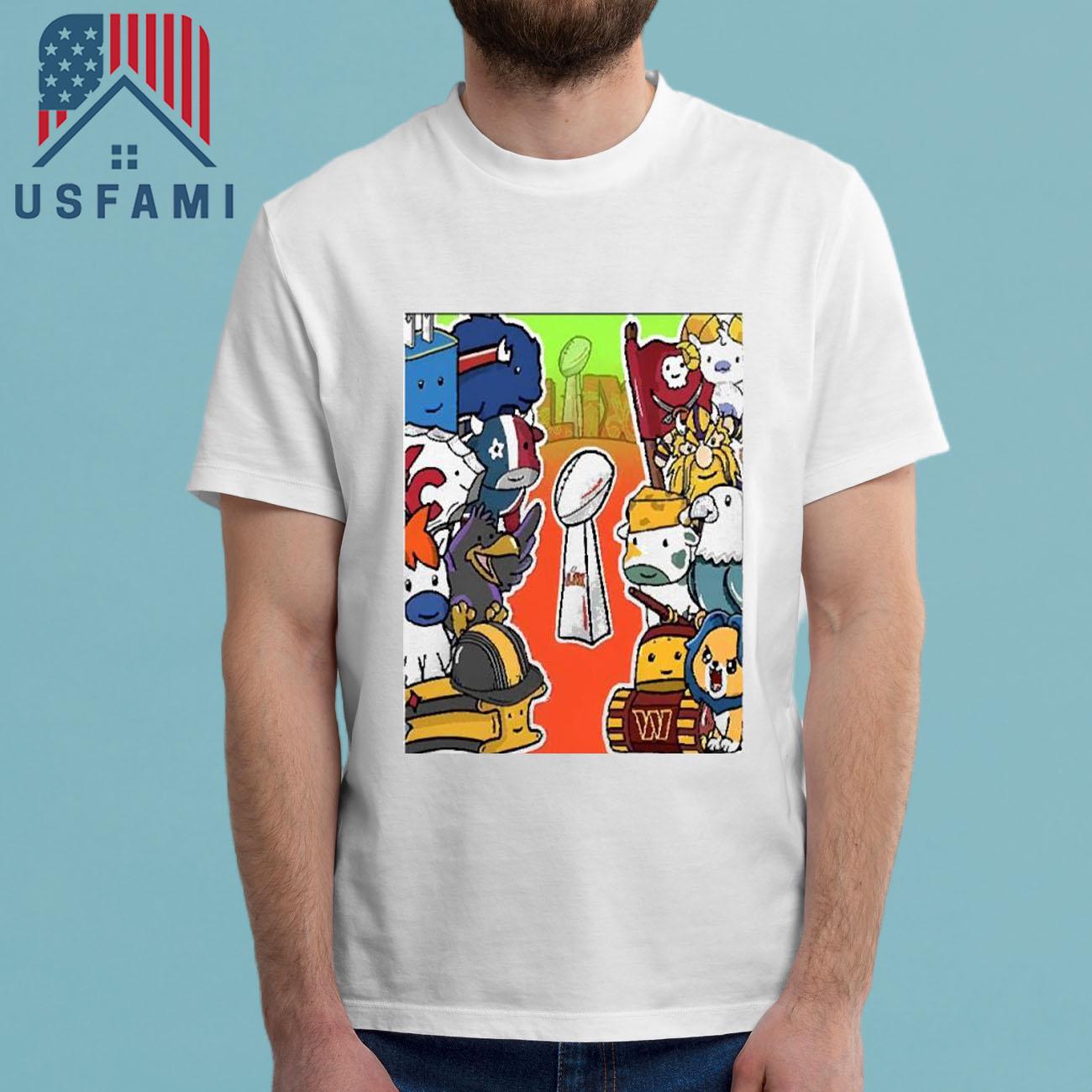 Super Bowl 2025 The Playoff Picture T-Shirt Super Bowl 2025 The Playoff Picture T-Shirt