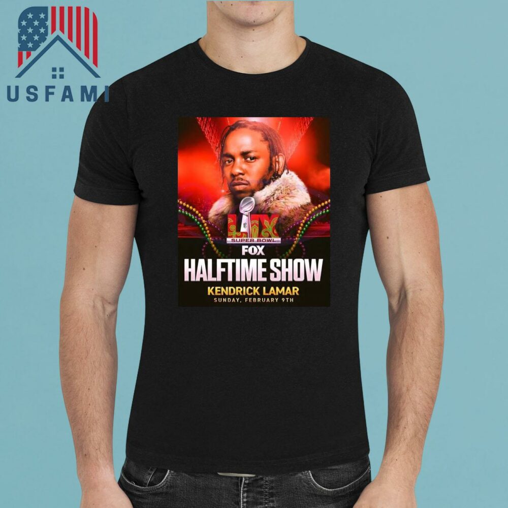 Super Bowl LIX Halftime Show Kendrick Lamar 2025 T-Shirt