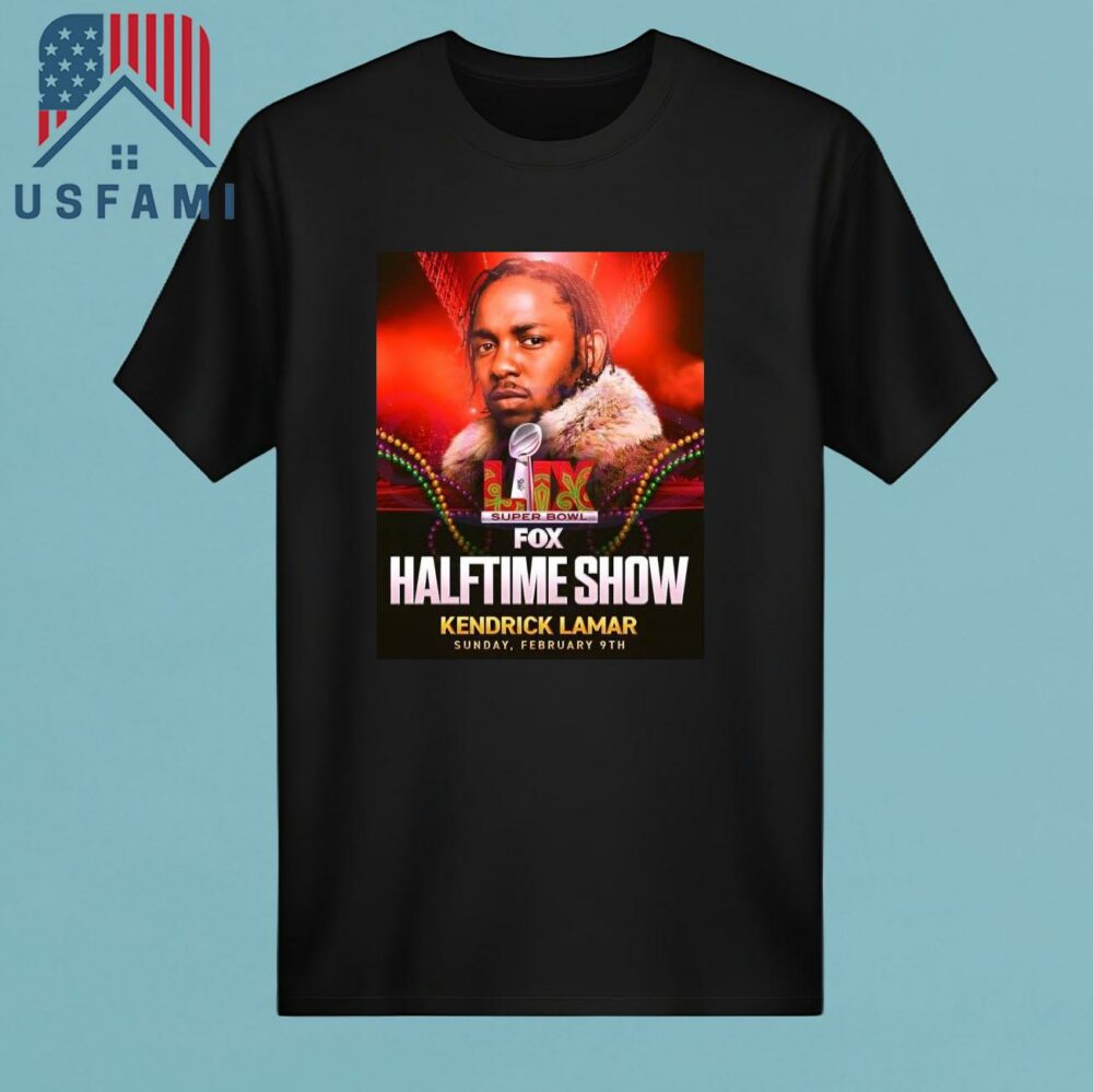 Super Bowl LIX Halftime Show Kendrick Lamar 2025 T-Shirt