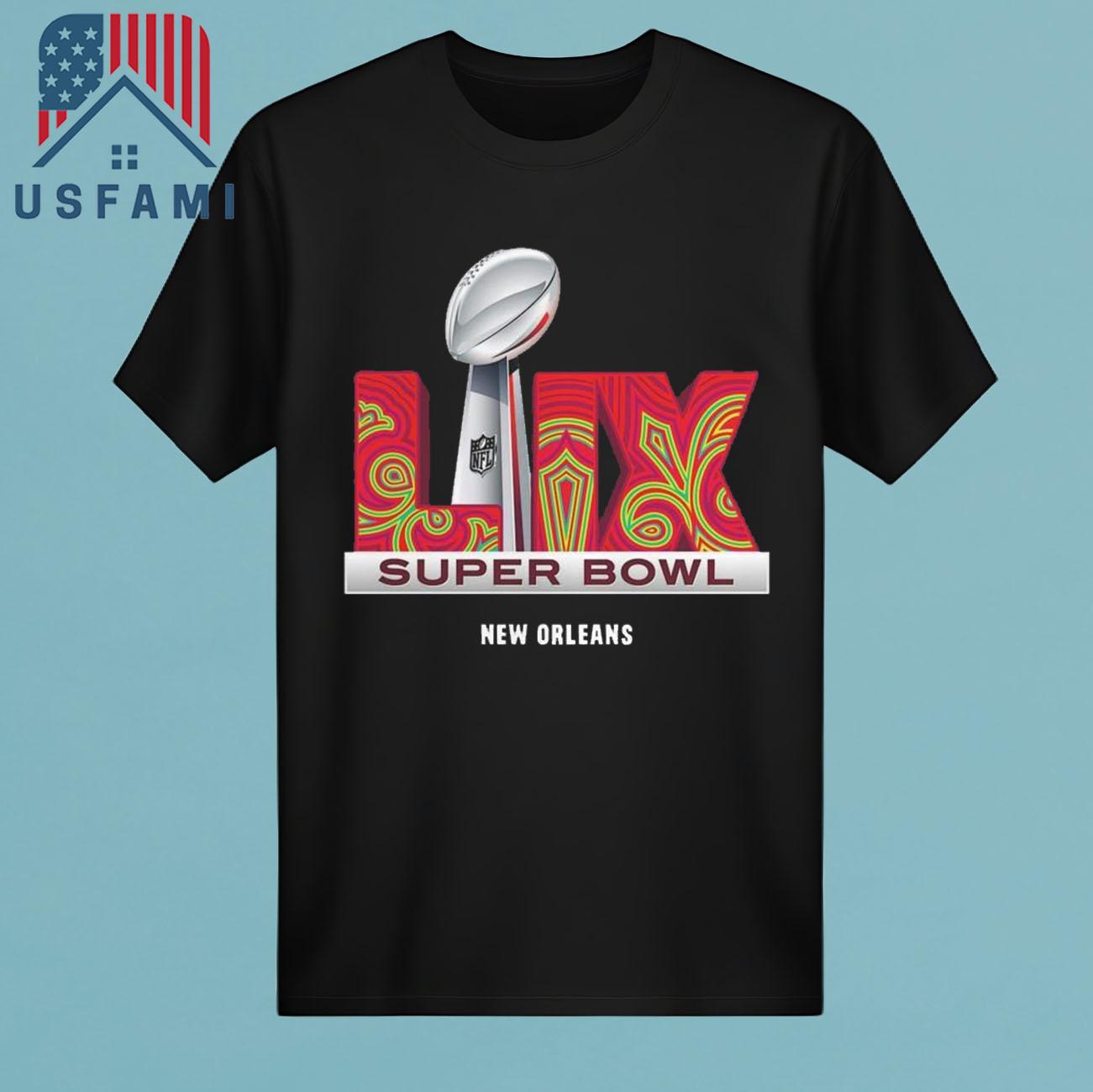 Super Bowl LIX New Orleans 2025 T-Shirt Super Bowl LIX New Orleans 2025 T-Shirt
