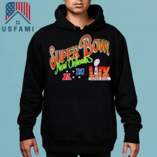 Super Bowl LIX New Orleans Trophy Nfc Vs Afc Football 2025 T-Shirt