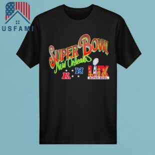Super Bowl LIX New Orleans Trophy Nfc Vs Afc Football 2025 T-Shirt