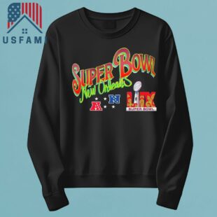 Super Bowl LIX New Orleans Trophy Nfc Vs Afc Football 2025 T-Shirt