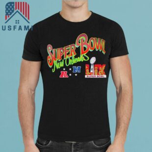 Super Bowl LIX New Orleans Trophy Nfc Vs Afc Football 2025 T-Shirt