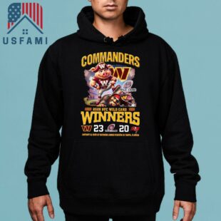 Washington Commanders NFC Wild Card 2025 Winners T-Shirt