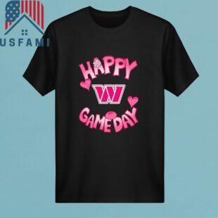 Washington Commanders Valentines Day Happy Gameday T-Shirt, Sweatshirt, Hoodie
